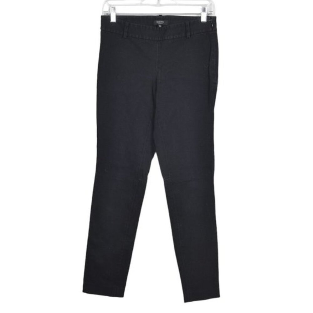 Aritzia Babaton Black Bi Stretch Ellis Low Rise Slim Leg  Ankle Size 4 - Picture 2 of 10